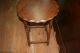 Stunning English Antique Barley Twist Oak Side Table 1900-1950 photo 4