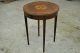 French Directoire Style Round Side Table Eb - T2267 1900-1950 photo 2