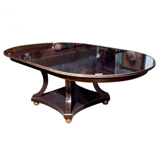 Maison Jansen Mahogany Circular Pedestal Dining Table photo