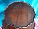 Duncan Phyfe Mahogany 2 Tier Pie Crust Stand 1900-1950 photo 2