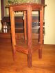 Gus Gustav Stickley Phone Stand Table 605 Plant Telephone Side 1900-1950 photo 1
