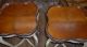 Pair Tall French Walnut Tables 1900-1950 photo 2