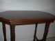 Antique Vintage Victorian Federal Colonial Couch Lamp Rectangle 6 Leg Table 1900-1950 photo 2