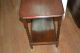 Exquisite English Antique Barley Twist Mahogany Side Table 1900-1950 photo 2