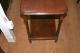 Exquisite English Antique Barley Twist Mahogany Side Table 1900-1950 photo 3