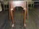 296a Drop Leaf Table,  Extending Table,  Pecan Dining Table 1900-1950 photo 3