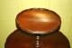 2 Tier English Antique Mahogany Side / Butler Table 1900-1950 photo 2