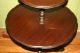 2 Tier English Antique Mahogany Side / Butler Table 1900-1950 photo 3