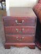 From Grand Rapids Michigan Hekman 3 Drawer Mahogany Side End Table Night Stand 1900-1950 photo 3