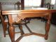 Antiqe Oak Table W/ 2 Leaves Built In Heavy Well Built Will Call Clearwater Fl 1900-1950 photo 7