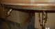 Terrific Antique Art Deco Half Round Marble Top Console Table 1900-1950 photo 10