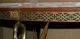 Terrific Antique Art Deco Half Round Marble Top Console Table 1900-1950 photo 3