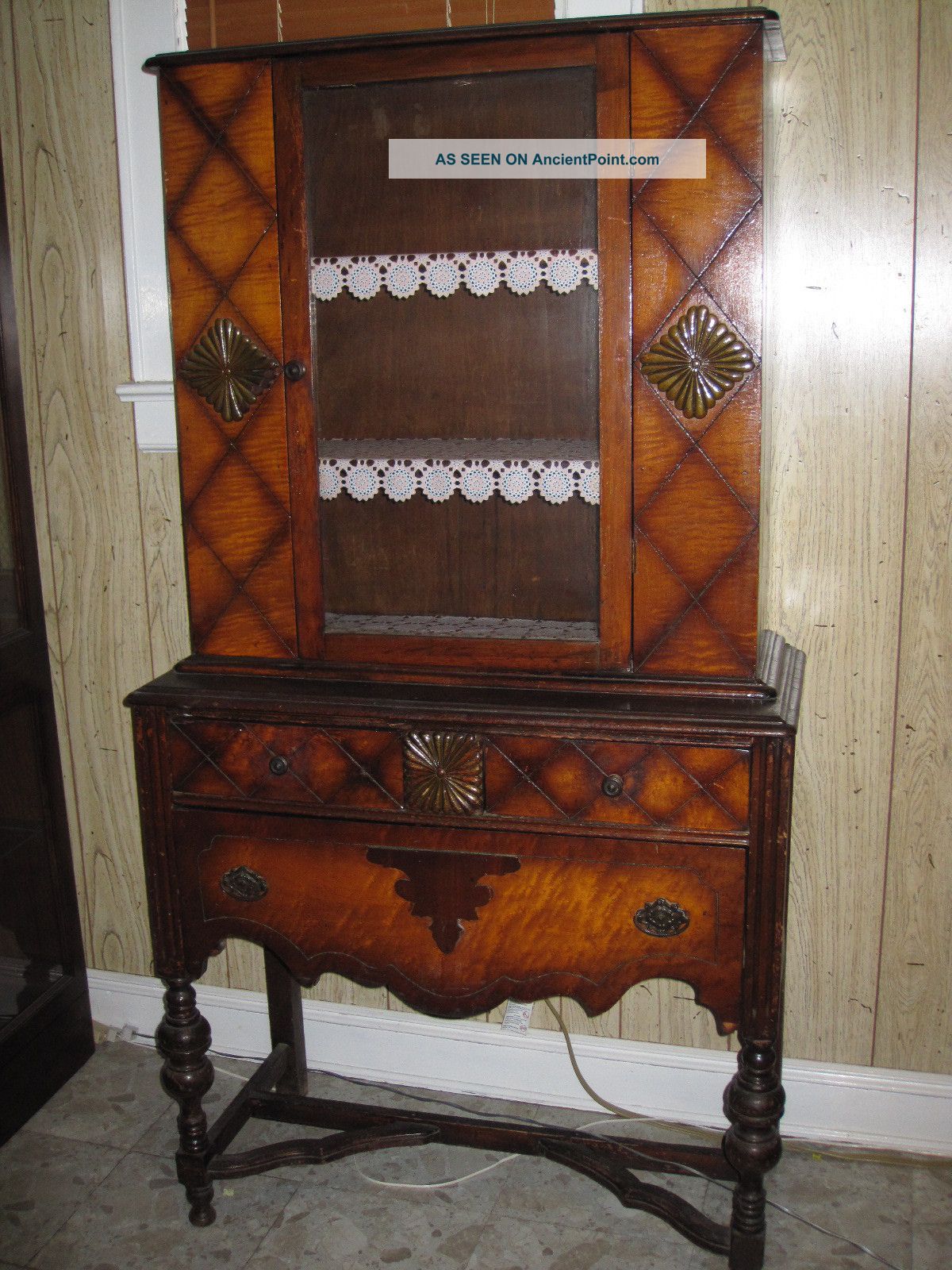 Antique China Cabinet 1900-1950 photo