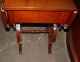 Victorian Style Dropleaf Cherry End Table Night Stand 1900-1950 photo 2