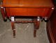 Victorian Style Dropleaf Cherry End Table Night Stand 1900-1950 photo 2