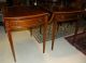 Pembroke Mahogany/satinwood End Tables,  Ca.  1930 (pair) 1900-1950 photo 1