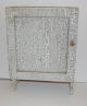 Antique Medicine Cabinet With Grey Crackled Paint Finish Great Primitive Cabinet Primitives photo 1
