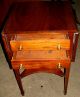Sheraton Style Solid Mahogany Work Table - Great Graining & Clean Piece - A Deal 1900-1950 photo 2