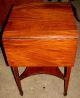 Sheraton Style Solid Mahogany Work Table - Great Graining & Clean Piece - A Deal 1900-1950 photo 4