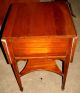 Sheraton Style Solid Mahogany Work Table - Great Graining & Clean Piece - A Deal 1900-1950 photo 5