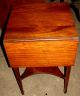 Sheraton Style Solid Mahogany Work Table - Great Graining & Clean Piece - A Deal 1900-1950 photo 6