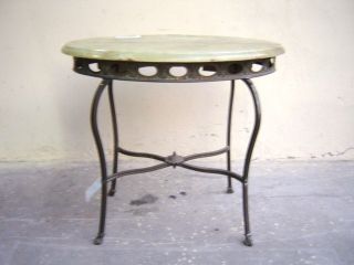 Great French Louis Xv Bronze & Onyx Table 05577 photo