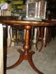 Great Mahogany Pie Crust Lamp Table 1940s 1900-1950 photo 2