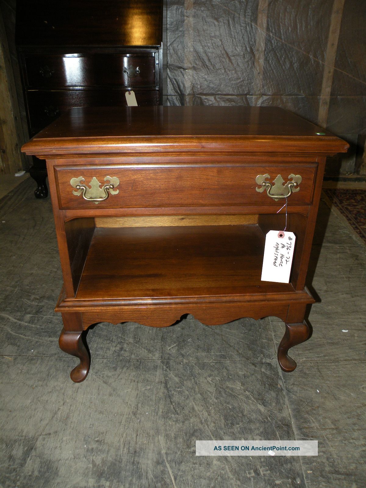 Pennsylvania House Solid Cherry Bedroom Nightstand End Table