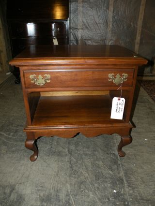 Pennsylvania House Solid Cherry Bedroom Nightstand End Table photo