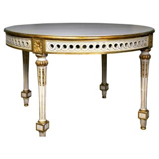 French Louis Xvi Style Painted Dining Table photo