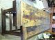 Vintage Workbench Work Table Vises Industrial Factory Mercantile Shop Unknown photo 1