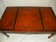 Mahogany Coffee Table,  Embossed Leather Top,  Ca 1930 ' S 1900-1950 photo 1