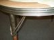 Round Dinette Table - Formica - Steel Art Deco Retro Decor 1900-1950 photo 5