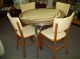 Round Dinette Table - Formica - Steel Art Deco Retro Decor 1900-1950 photo 6