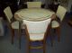 Round Dinette Table - Formica - Steel Art Deco Retro Decor 1900-1950 photo 8