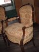 28a Rare Pair Of French Hand Carved Armchairs 1900-1950 photo 5