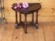 Antique Dark Oak Drop Leaf Table - 1900-1950 photo 5