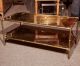 Faux Bamboo Style Two Tier Coffee Table By Jansen 1900-1950 photo 5