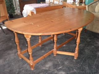 179a Drop Leaf Table,  Gate Leg Table,  Extending Table,  Pine Dining Table photo