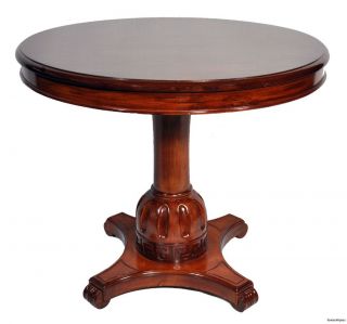 Empire Style Round Pedestal Table photo