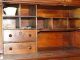 1800 ' S Walnut Antique Secretary Slant Front Desk Bookcase 1800-1899 photo 11