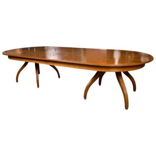 Superior Monumental Custom Quality Oval Dining Table photo