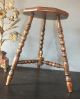 Antique English Oak Plant Stand Lamp End Table - 1900-1950 photo 3