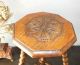Antique English Oak Plant Stand Lamp End Table - 1900-1950 photo 5