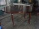 216a Wright Co.  Oversized Rd Dining Table W Lazy Susan 1900-1950 photo 1