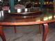 216a Wright Co.  Oversized Rd Dining Table W Lazy Susan 1900-1950 photo 6