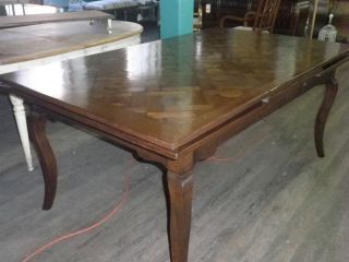 229a Oversized Parquet Refractory Table photo