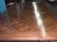 229a Oversized Parquet Refractory Table 1900-1950 photo 1