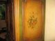 Elegant Wood Floral Inlaid Intertaiment Cabinet 1900-1950 photo 4