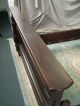 Antique Highback Solid Mahogany Art Nouveau Carved Bed Bedroom C1890s Victorian 1800-1899 photo 9